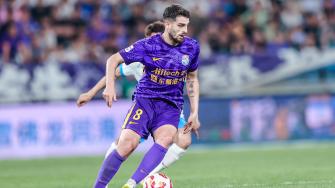 2025年08月10日 中超-津门虎0-0西海岸 杨帆阿齐兹先后破门被吹阿代米29分钟伤退