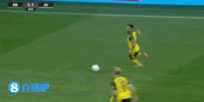 扳回一球！拜尔背身接球转身小角度爆射破门，多特1-2尤文