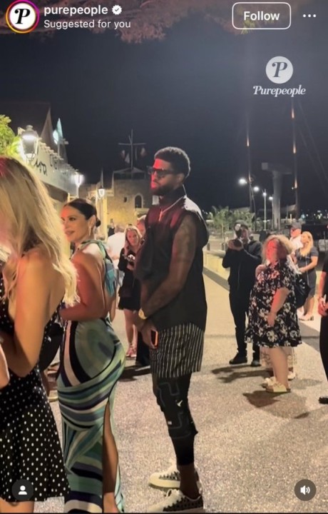 乔治戴着护膝在夜店门口排队 美媒调侃：他也太不认真了