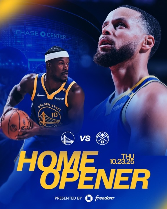 连战湖人掘金！勇士队主场揭幕战：10月24日迎战掘金队